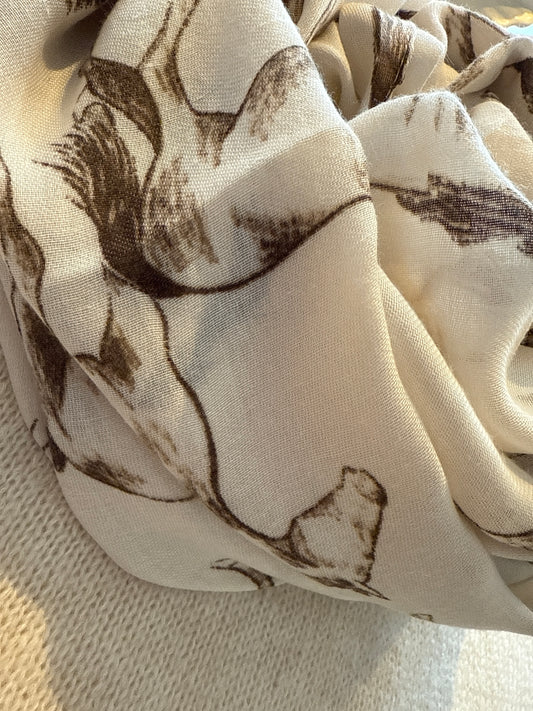Foulard beige