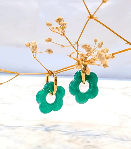 Boucle d’oreille vert gucci