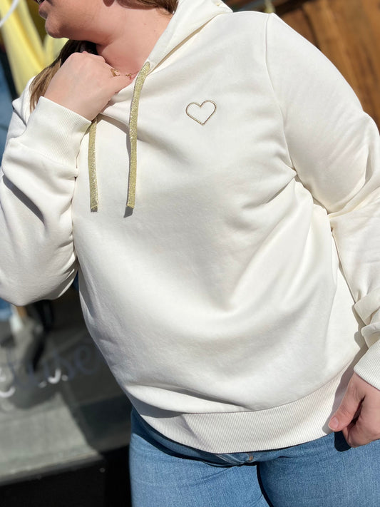 Sweat Cœur 🤍