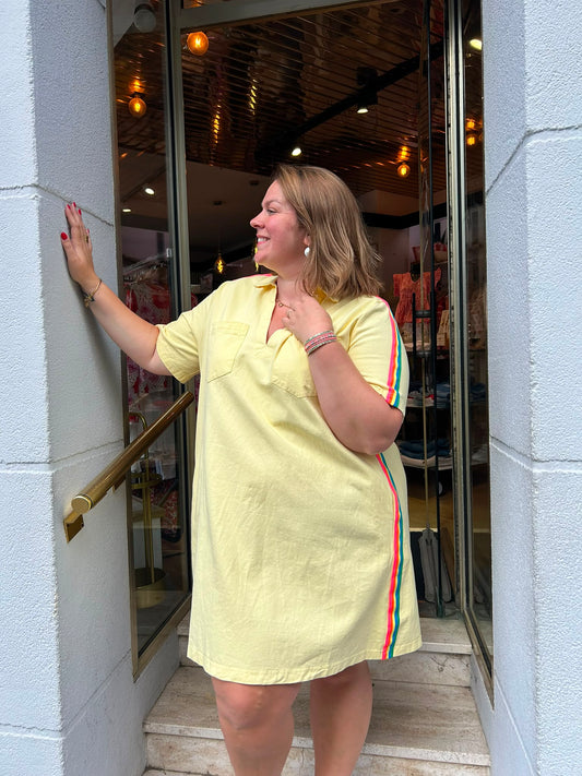 Robe Polo Riviera - Jaune