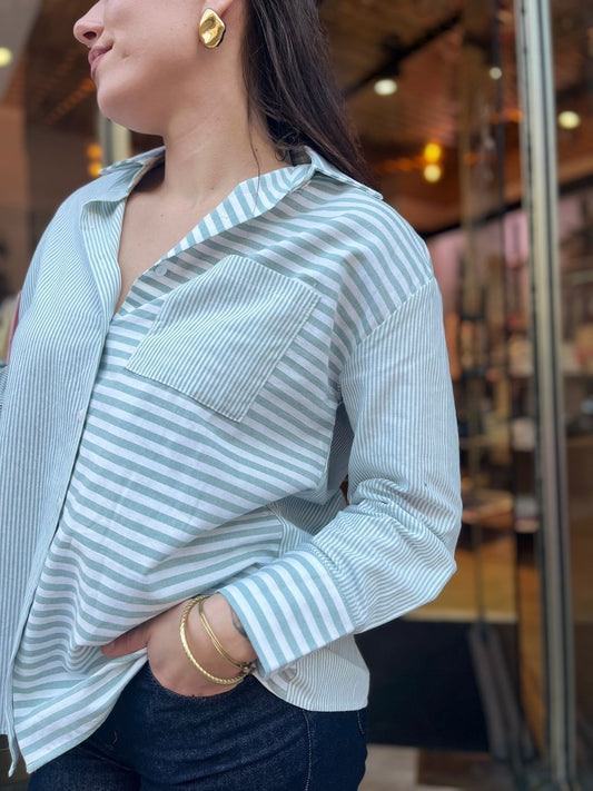 Curvy Blouse à lignes
