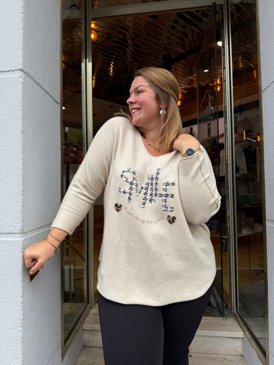 Pull Smile Beige