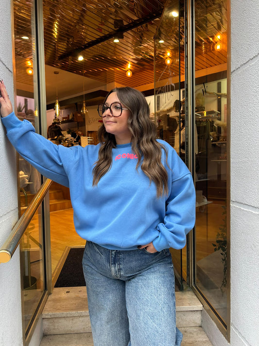 Sweat ICONIC bleu
