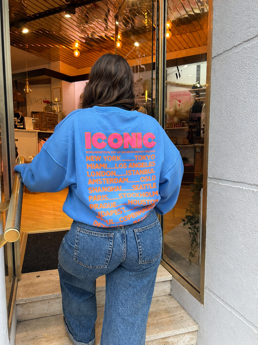 Sweat ICONIC bleu