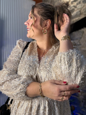 Robe Satinée femme grande taille - Boutique Cactus