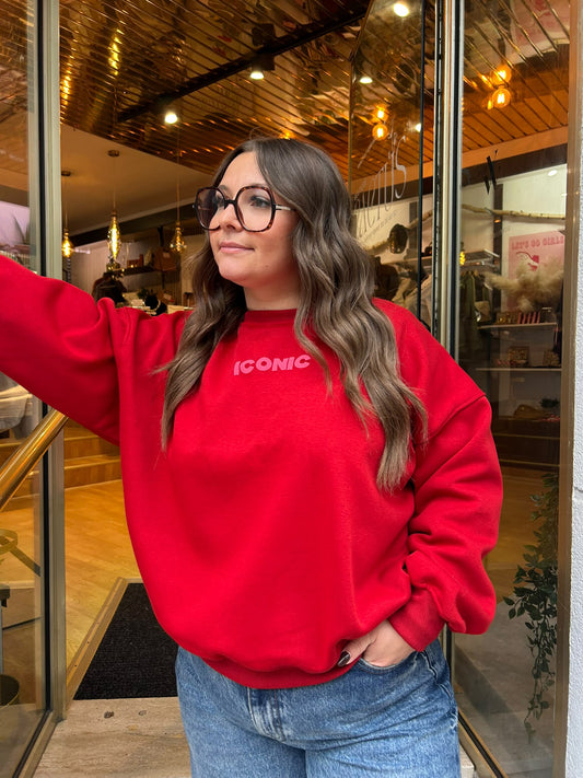 Sweat ICONIC rouge