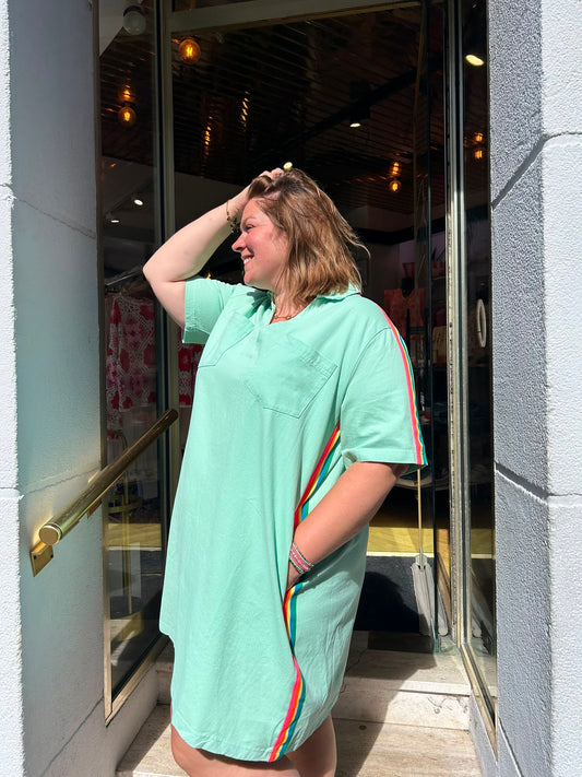Robe Polo Riviera - Vert Menthe