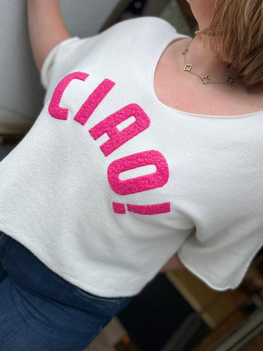 Pull ciao blanc