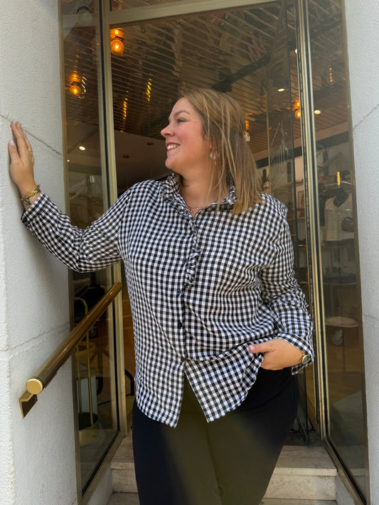 Blouse à carreaux vichy