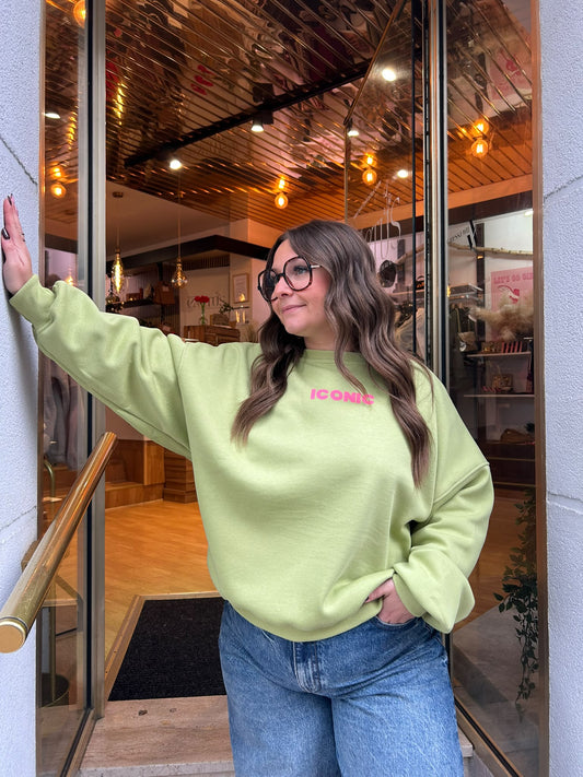 Sweat ICONIC vert anis