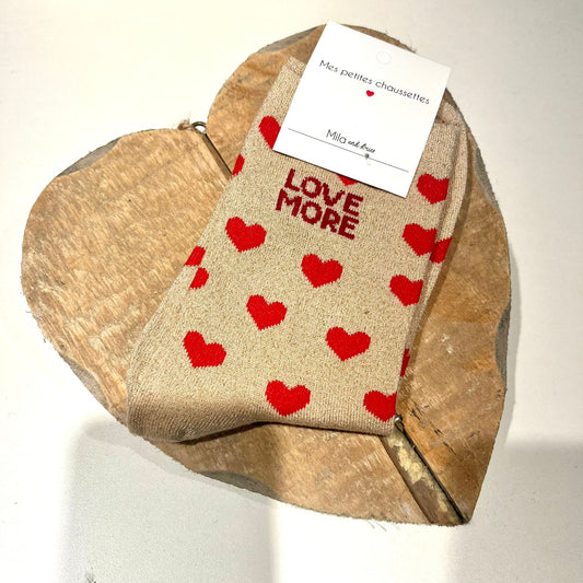 Chaussette love more