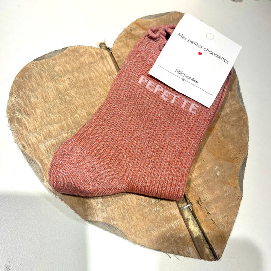 Chaussette Rose pepette