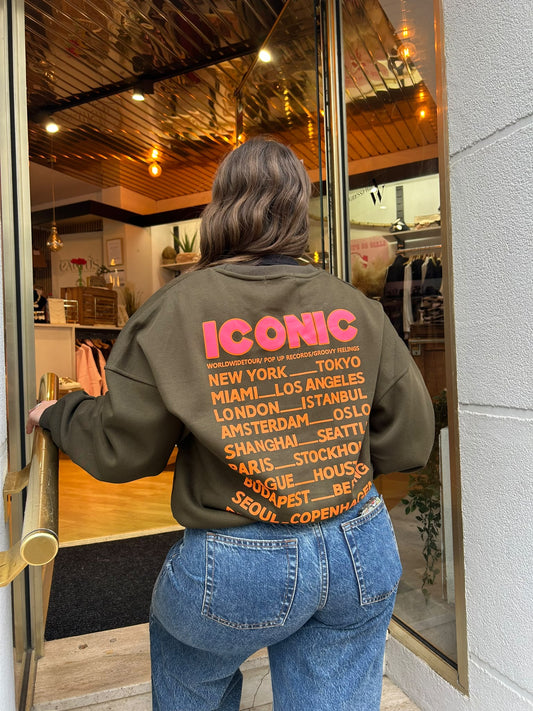 Sweat ICONIC Worldwide Tour kaki