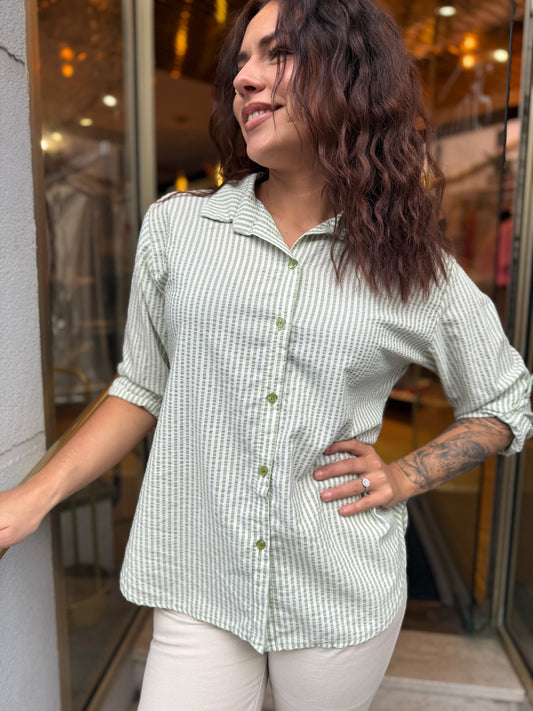 Chemise rayée Anae