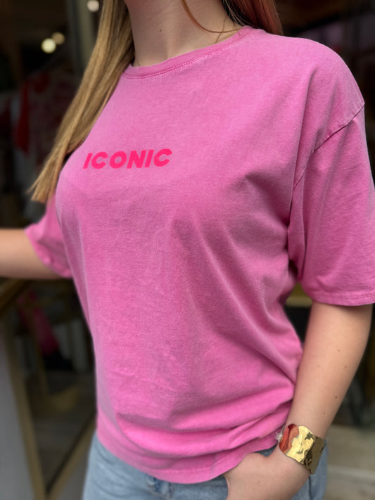 Tshirt fushia ICONIC