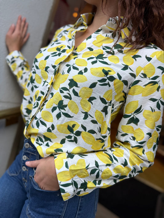 Curvy Chemise citron