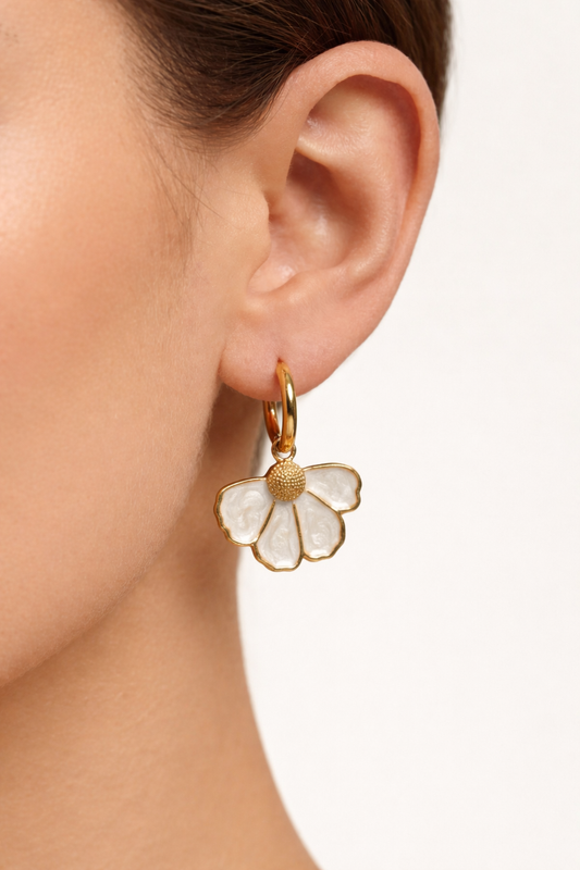 Boucles d’oreilles Nacré