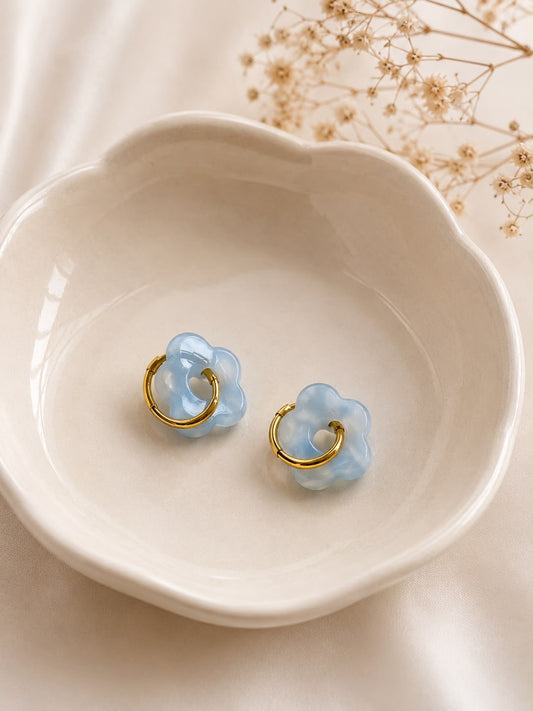 Boucles d'oreilles Fleur Céleste