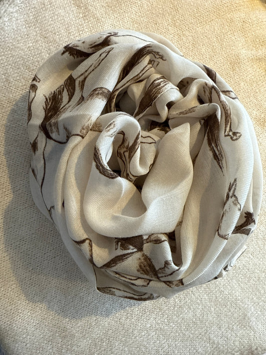 Foulard beige