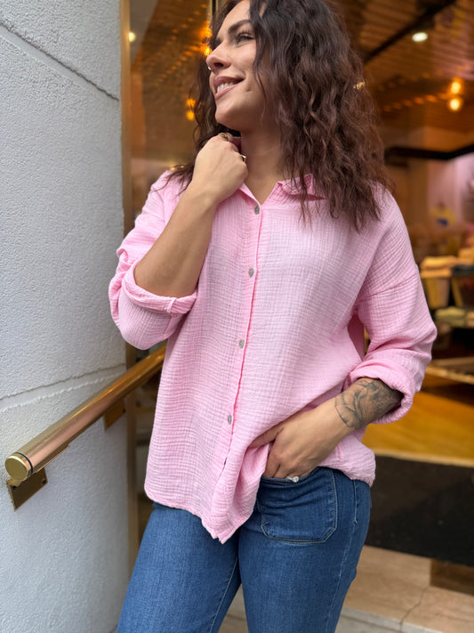 Chemise Bella rose