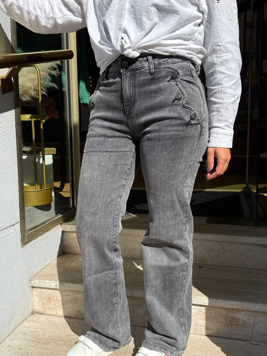 Jeans bootcut Nuage Gris