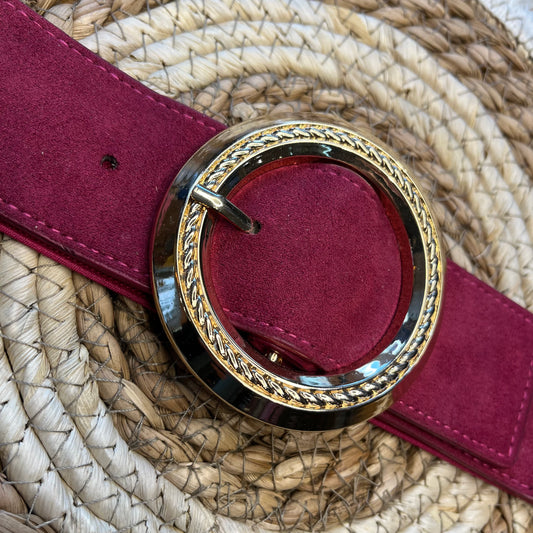 Ceinture framboise
