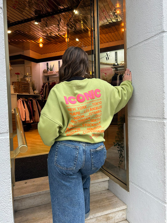 Sweat ICONIC vert anis