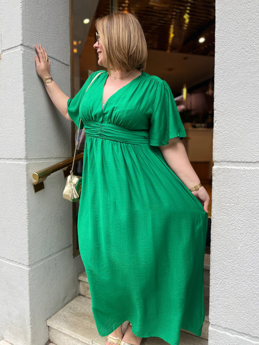 Robe Longue Anna femme grande taille - Boutique Cactus