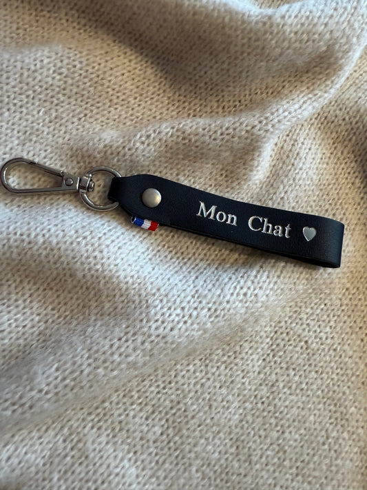 Porte clés mon chat