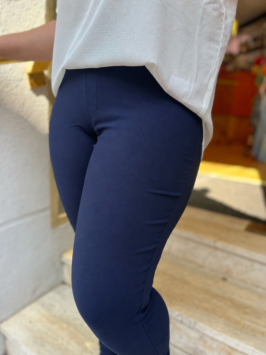 Pantalon Magique Marine femme grande taille - Boutique Cactus