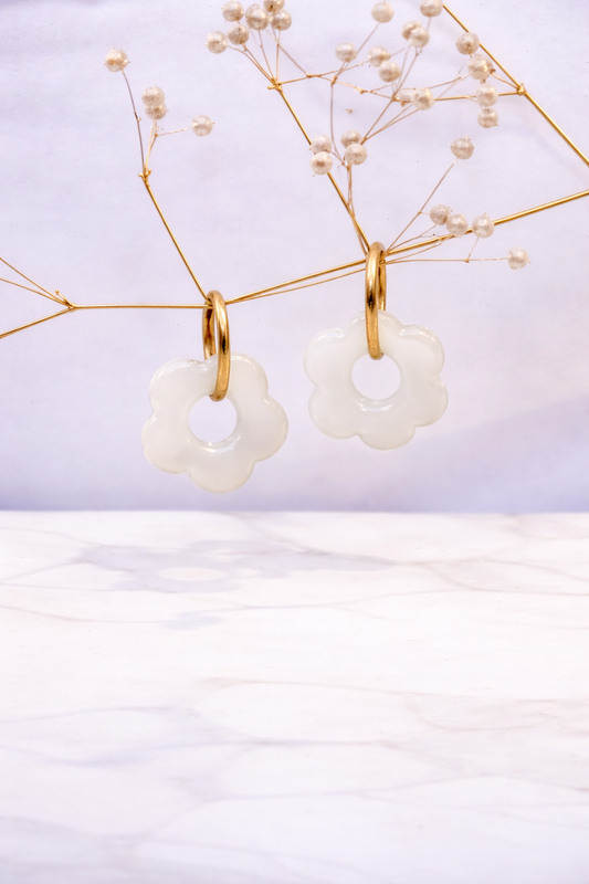 Boucle d’oreille nacré