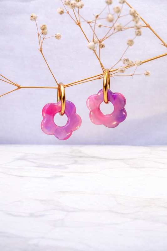 Boucle d’oreille bloom Berry