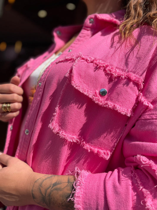 Veste Capucine fushia