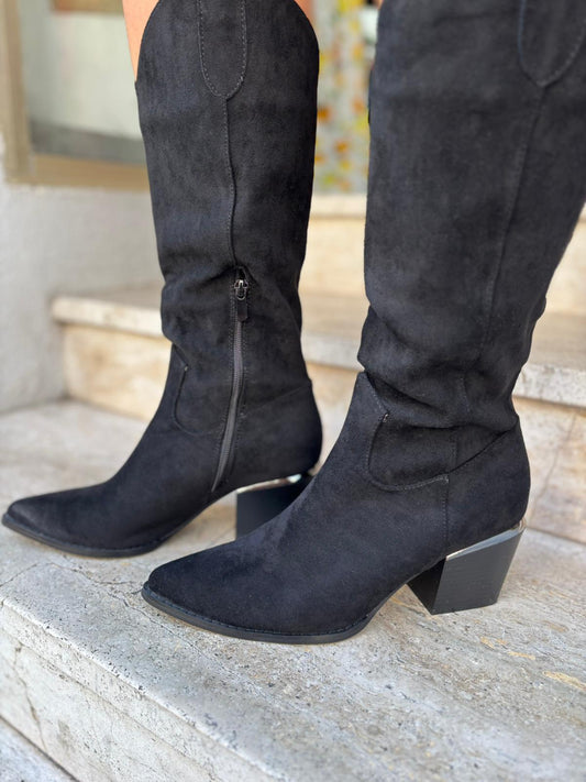 Bottes santiag Eulalie noire
