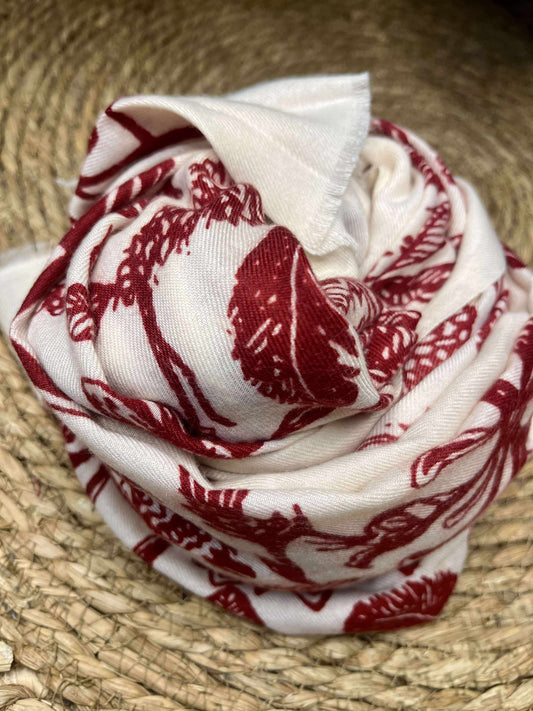 Foulard Bordeaux