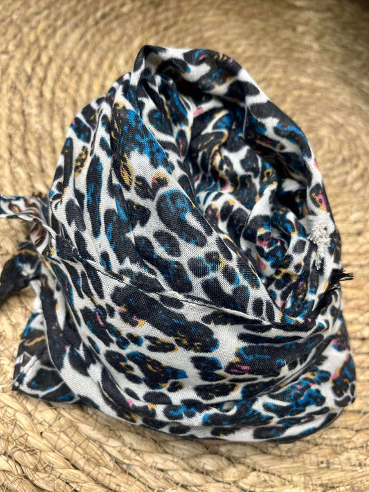 Foulard Léopard multicolor