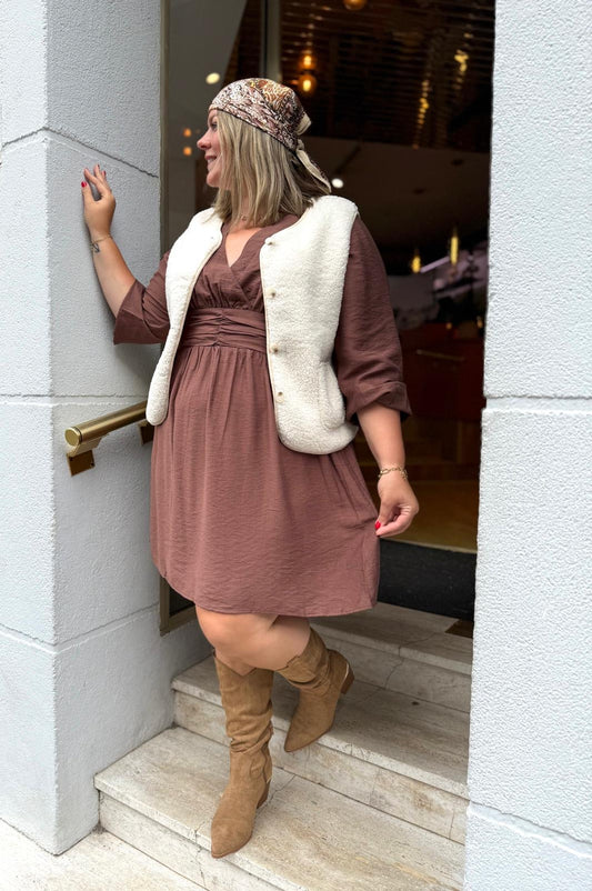 Robe Emma chocolat