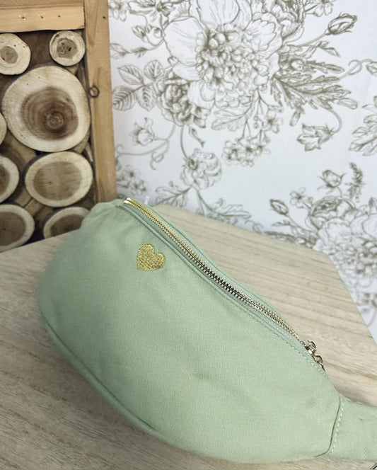 Sac banane Julie Vert d'eau