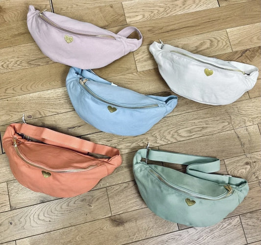 Sac banane Julie Vert d'eau