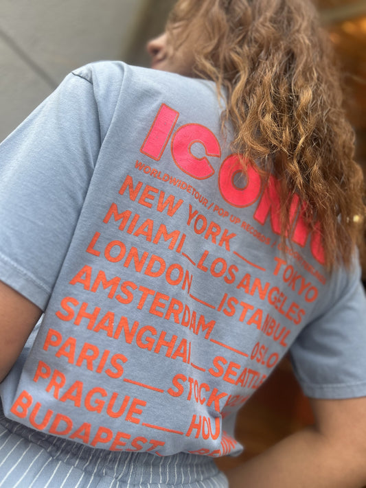 Tshirt bleu jeans iconic